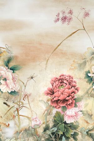 中国风印花华亿平台图片