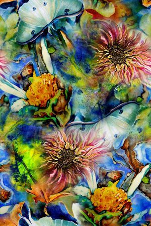 抽象印花华亿平台图片