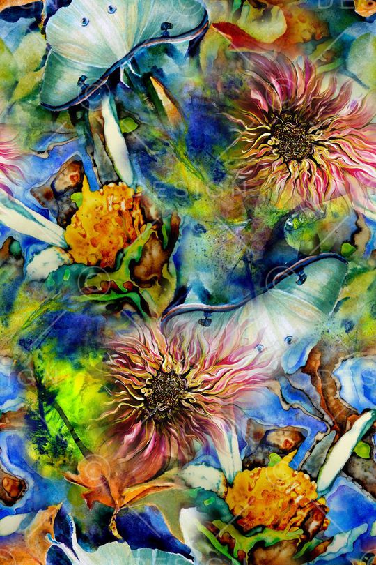 抽象印花华亿平台图片