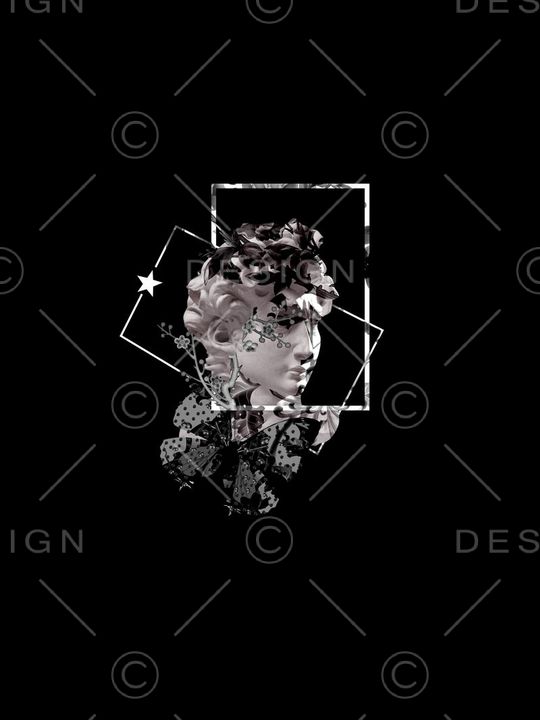 时尚男士花印花华亿平台图片