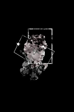 时尚男士花印花华亿平台图片