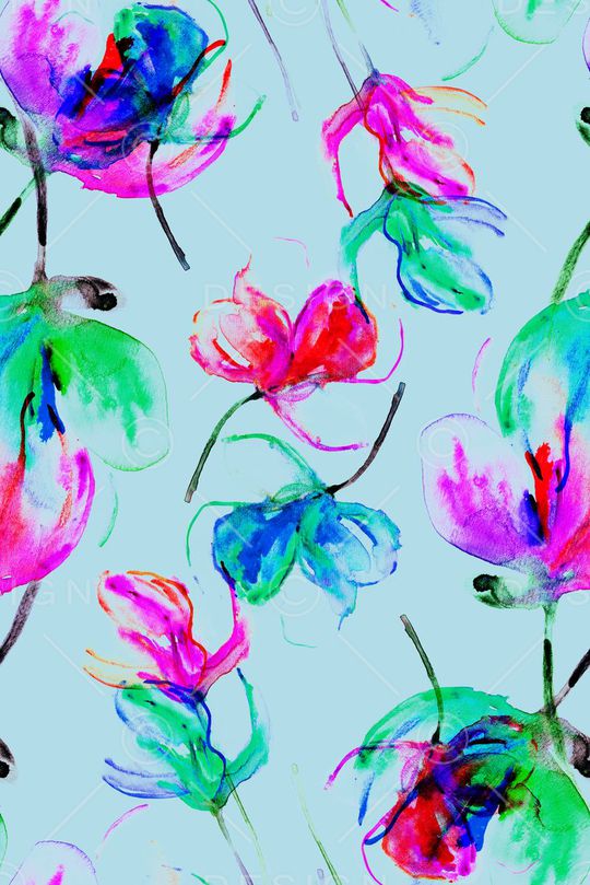 手绘印花华亿平台图片