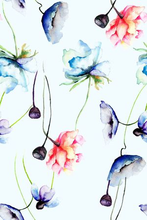 手绘印花华亿平台图片