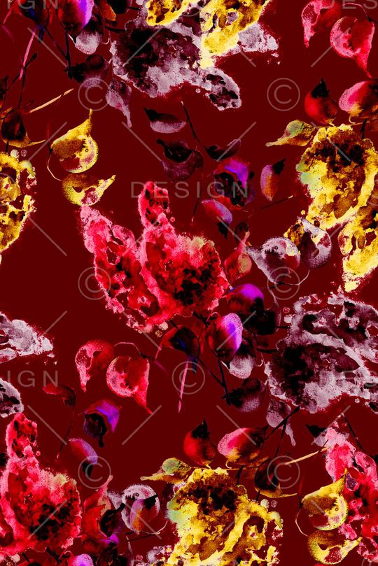 手绘印花华亿平台图片