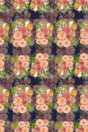 青蓝雅韵系列印花华亿平台图片