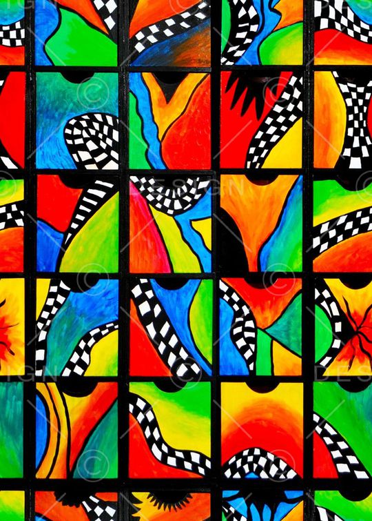 抽象印花华亿平台图片