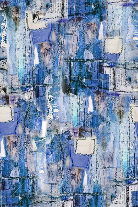 抽象肌理图案印花华亿平台图片