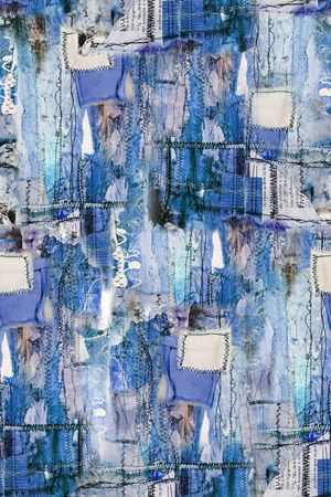 抽象肌理图案印花华亿平台图片