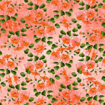 693960-花卉云雾底纹红