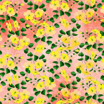 693961-花卉云雾底纹黄