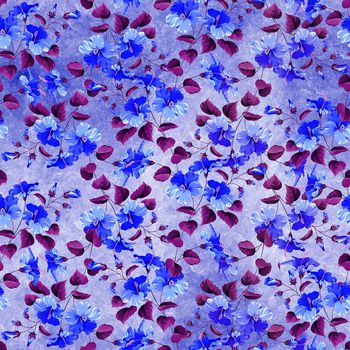 693962-花卉云雾底纹蓝