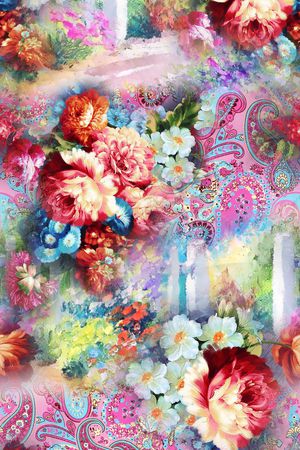 油画印花华亿平台图片