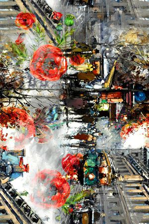 花朵印花华亿平台图片