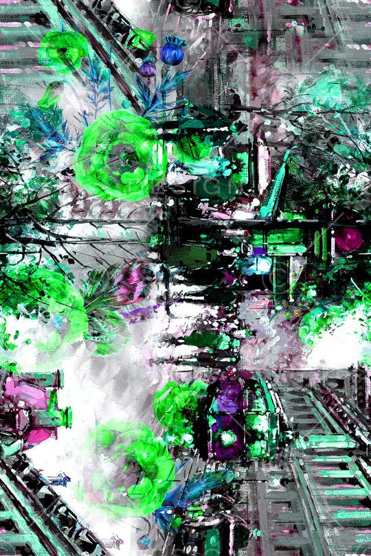 花朵印花华亿平台图片