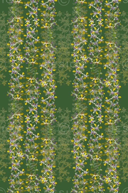 花卉组合印花华亿平台图片