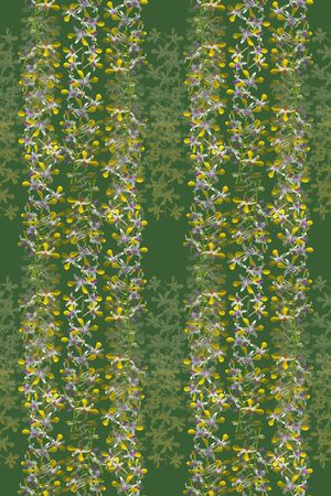 花卉组合印花华亿平台图片