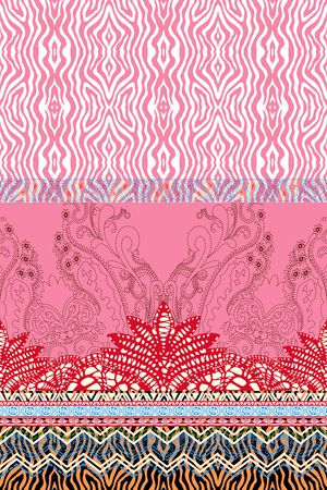 不规则几何印花华亿平台图片