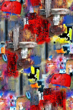 抽象印花华亿平台图片