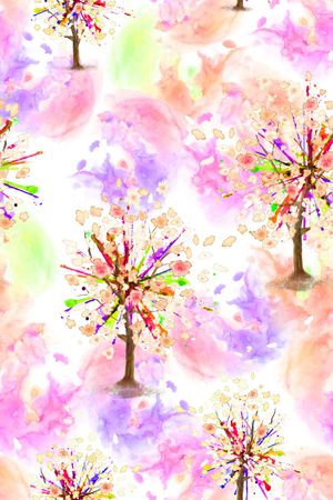 树枝印花华亿平台图片