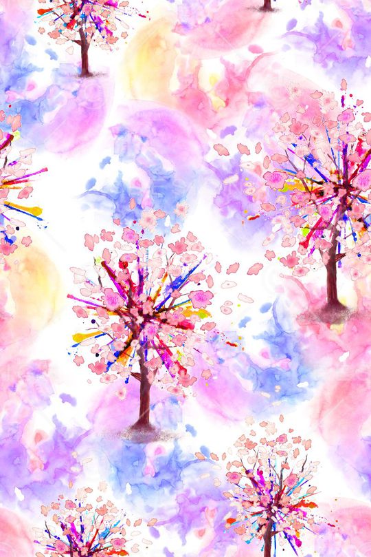 树枝印花华亿平台图片