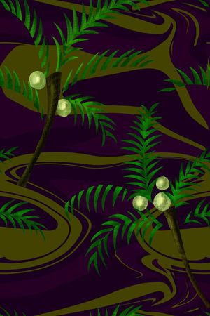 午夜热带印花华亿平台图片