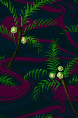 午夜热带印花华亿平台图片