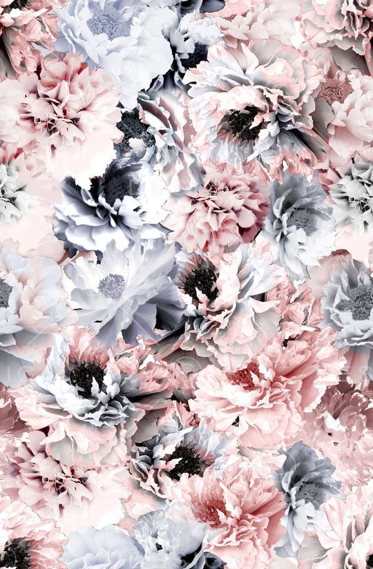 梦幻玫瑰花卉印花华亿平台图片