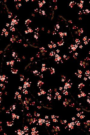 手绘中国风梅花印花印花华亿平台图片