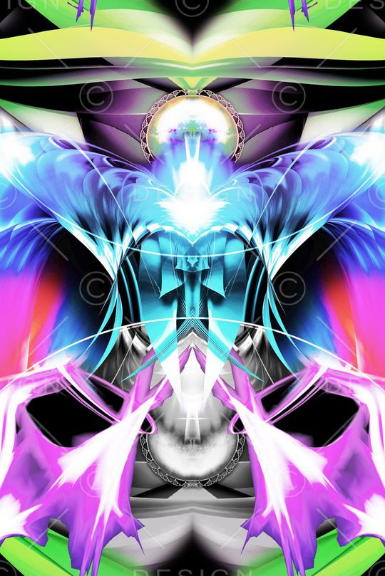 不规则几何印花华亿平台图片