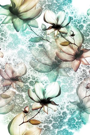 小清新印花华亿平台图片