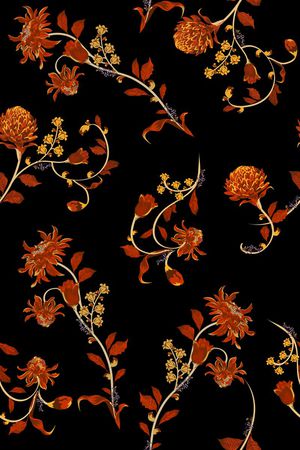 花朵印花华亿平台图片