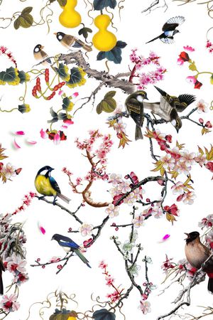 桃花印花华亿平台图片