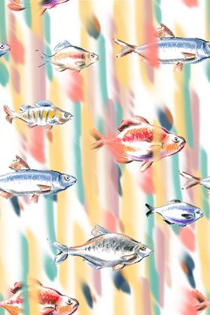 鱼印花华亿平台图片