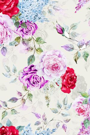 玫瑰印花华亿平台图片