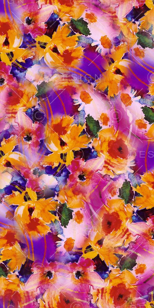 水彩印花华亿平台图片