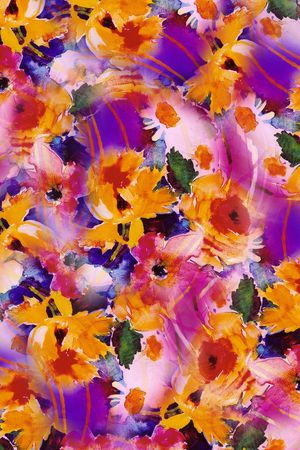 水彩印花华亿平台图片