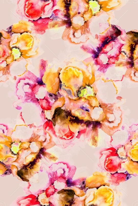 杏黄印花华亿平台图片