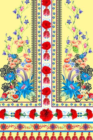 不规则几何印花华亿平台图片