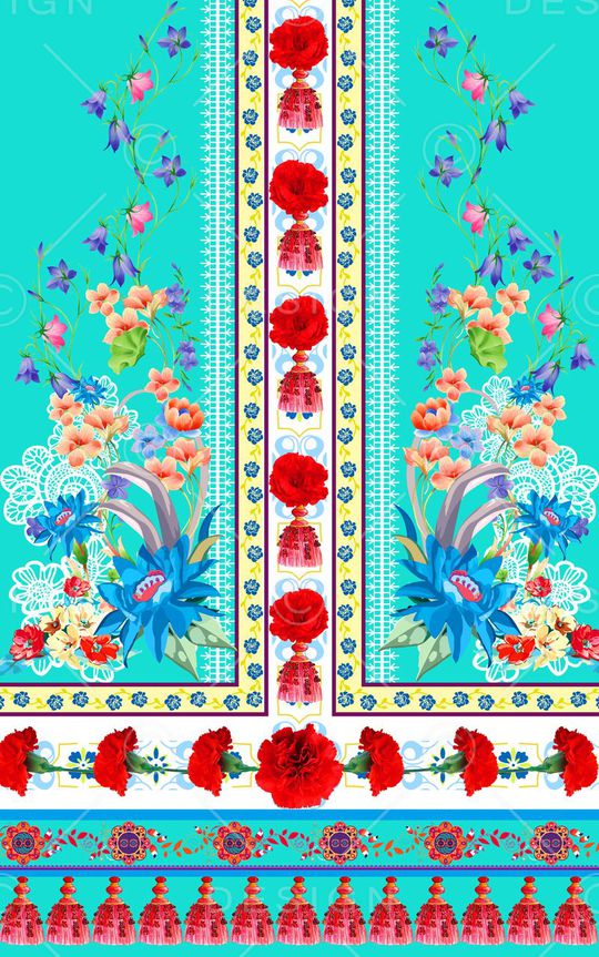 不规则几何印花华亿平台图片