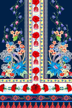 不规则几何印花华亿平台图片