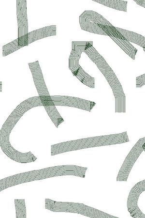 不规则几何印花华亿平台图片