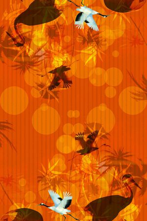 羽毛印花华亿平台图片