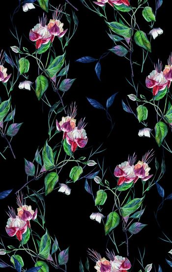 兰花印花华亿平台图片