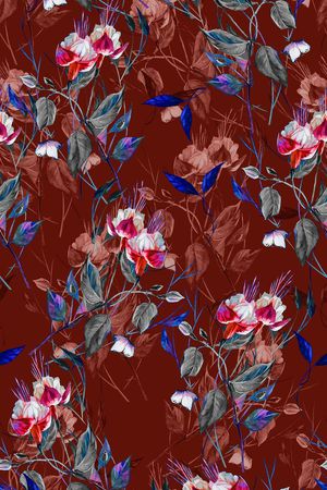 兰花印花华亿平台图片