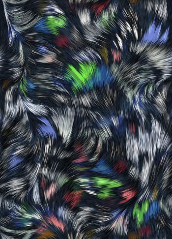 毛皮印花华亿平台图片