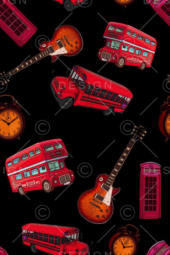 黑底印花华亿平台图片