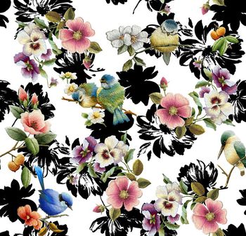 694866-小鸟刺绣花卉D&G风格—d