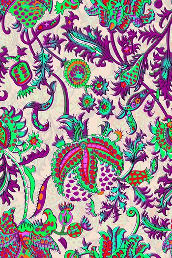 694869-缠枝 古典花纹