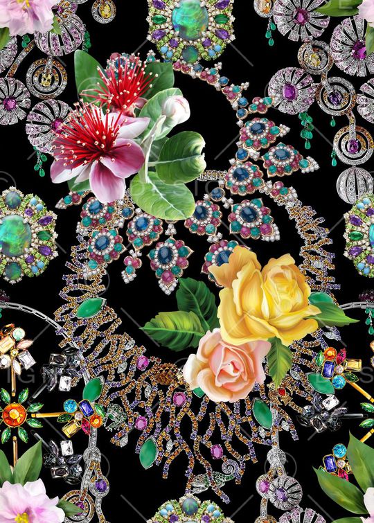 花朵印花华亿平台图片