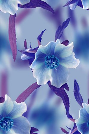 抽象渐变纹理花卉印花印花华亿平台图片